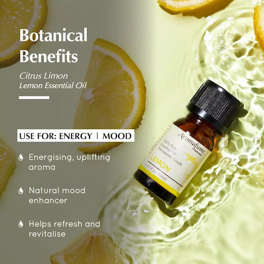 Φυσικό Αιθέριο Έλαιο Λεμονιού Lemon Natural Essential Oil 10ml