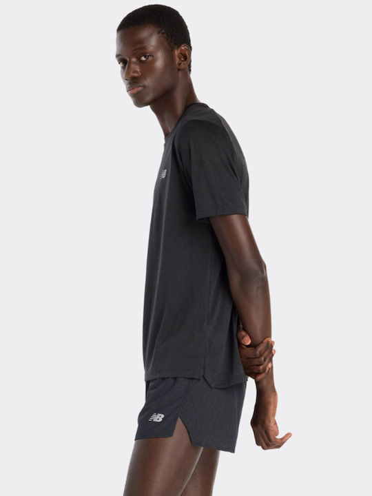 Athletics T-shirt Μαυρο