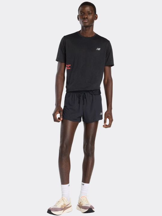 Athletics T-shirt Μαυρο
