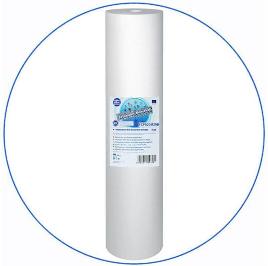 Aqua Filter Water Filtration System Triple Central Supply Micron 1'' BBF318