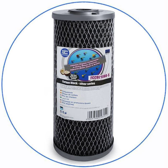 Aqua Filter Συσκευή Φίλτρου Νερού Διπλή Κεντρικής Παροχής Διατομής 1'' BBF211