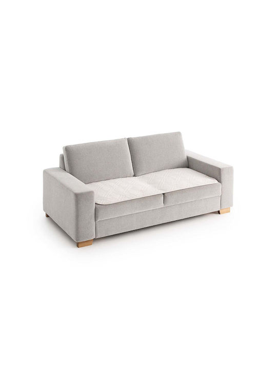Sofazip Topper Elastic Cover for Two Seater Sofa Ivory 65x130cm 1pcs
