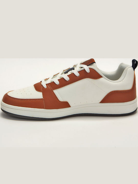 Logo Ανδρικά Sneakers Λευκό
