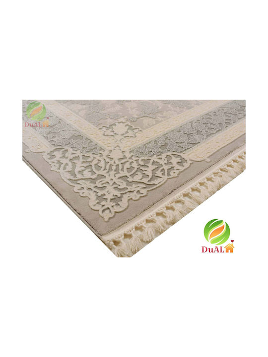 Deluxe Ceta Αντιολισθητικό Χαλί Ορθογώνιο Gray 120x180cm