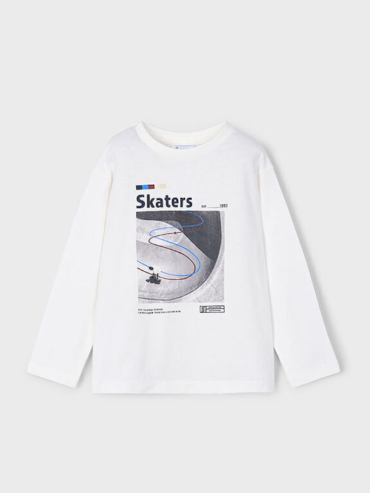 Set Kinderhemden Ecru/Blue