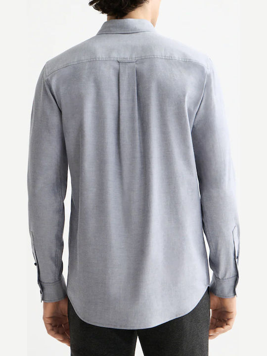Scotch & Soda Seasonal Solid Cămașă Peacoat Scotch & Soda Seasonal Solid Cămașă Peacoat