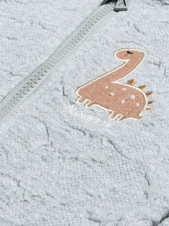Tender Comforts Baby Bodysuit for Going Out Long-Sleeved Gray