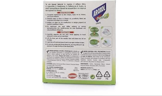 Aroxol Natural 4 Schlange für Mücken 10 Spulen 1cm