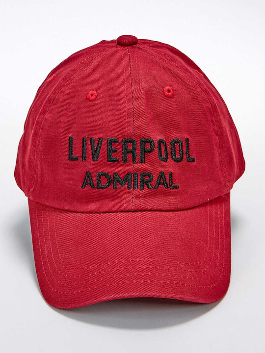 Admiral Jockey Liverpool Red Cap