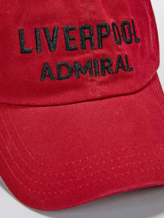 Admiral Jockey Liverpool Red Cap