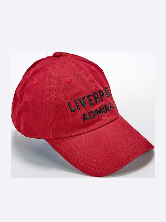 Admiral Jockey Liverpool Red Cap