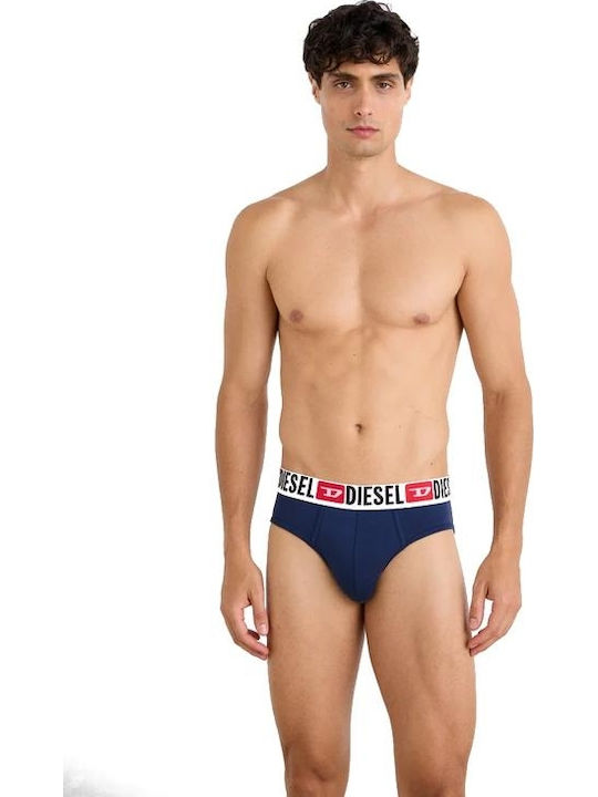 Men's Slips Blue, White, Red 3Pack