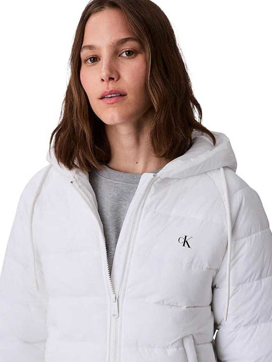 Calvin Klein Μπουφάν Puffer Λευκό