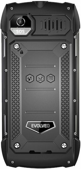 Evolveo StrongPhone H1 Dual SIM Ανθεκτικό Κινητό με Κουμπιά Μαύρο