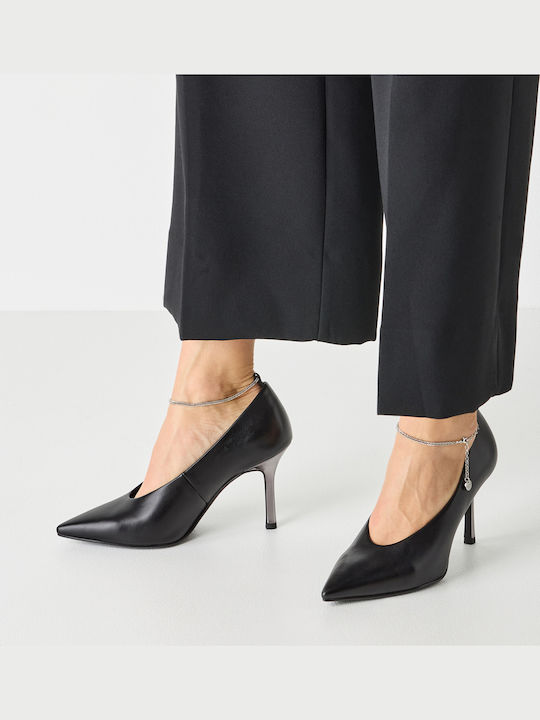 Black Heels with Strap