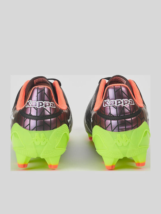 Kappa Player Base Ποδοσφαιρικά Παπούτσια με Τάπες FG Κίτρινα