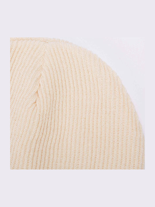 Guya Beanie Unisex Σκούφος Πλεκτός σε Μπεζ χρώμα