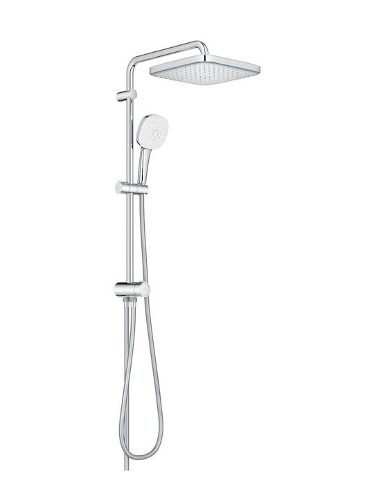 Grohe Στήλη Ντουζ με Μπαταρία Ασημί