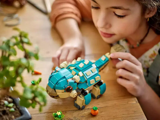 LEGO Jurassic World Baby Bumpy Ankylosaurus Pentru 7+ Ani 358 Bucăți