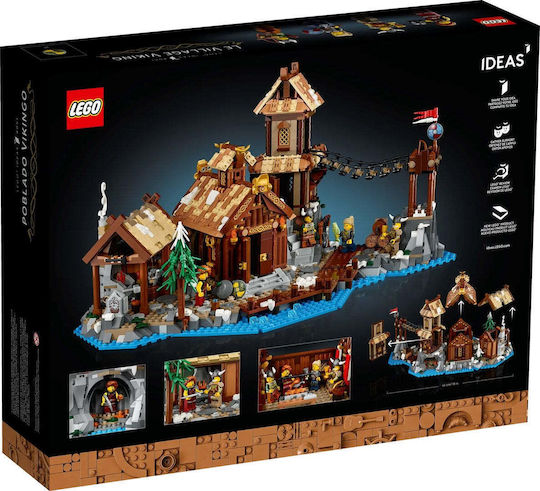 LEGO Idei Viking Village Pentru 18+ Ani 2103 Bucăți