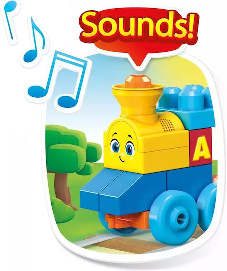 Mega Bloks Τουβλάκια A-B-C Learning Train για 1+ Έτους 50τμχ