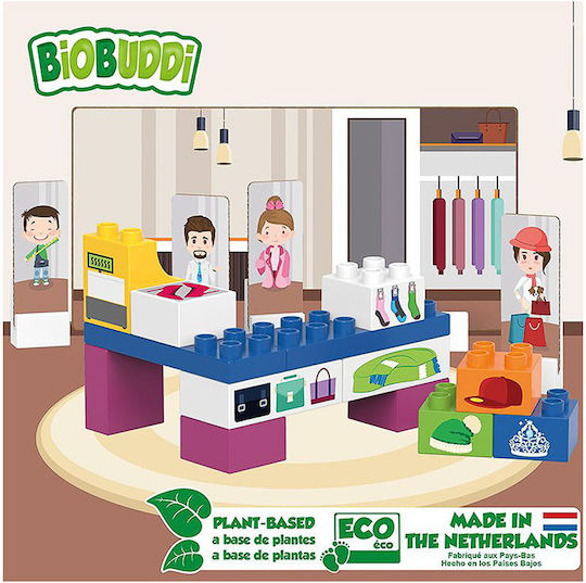 Biobuddi Blocks Eco Build the Clothing Store for 1.5-6 years Years 28pcs