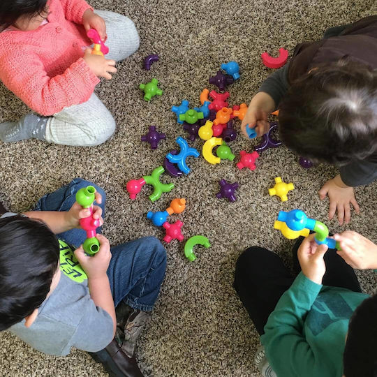 Edushape Τουβλάκια Kiddy connects Advanced για 2+ Ετών 50τμχ