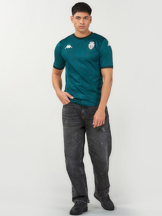 Kappa Kombat Active Away Jersey Monaco Fc 2025 Green