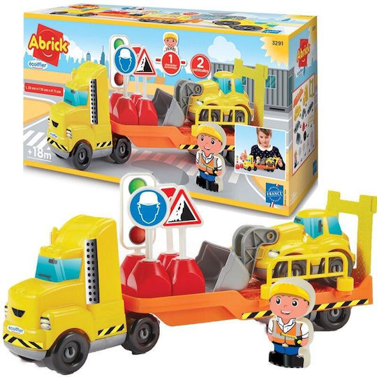 Ecoiffier Cuburi De Construit Building Site Truck Pentru 1.5+ Ani 30 Bucăți