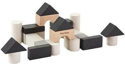 Plan Toys Blocks Construction Set Wooden for 3-99 years old Years 24pcs