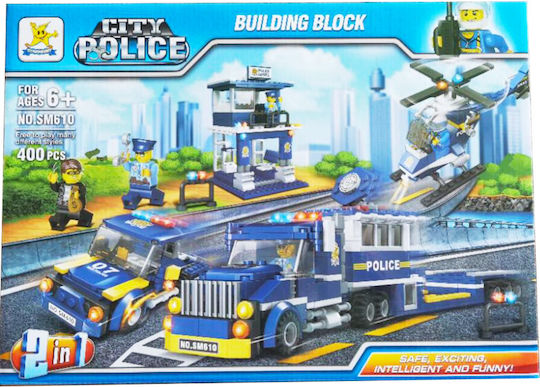 Building Blocks Police For 6+ Years 400 Pieces