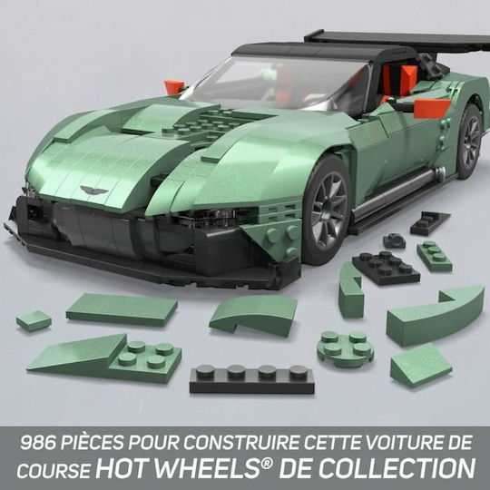 Mega Bloks Building Blocks Aston Martin Vulcan For 10+ Years 986 Pieces