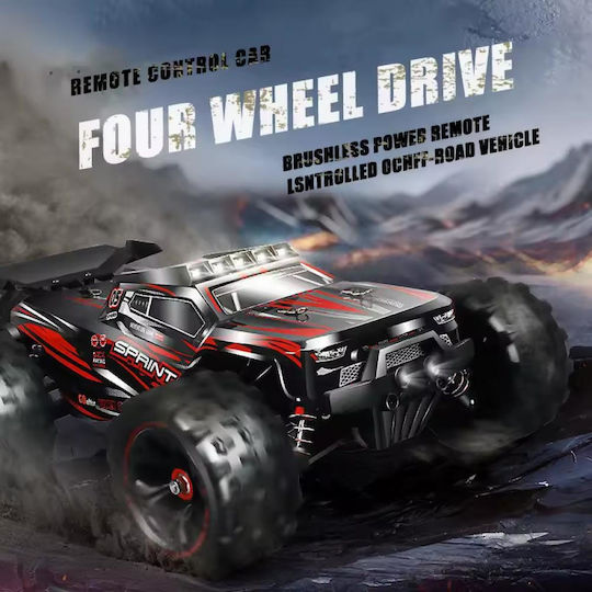 Profindustry Teleghidat Mașină 4WD Roșu