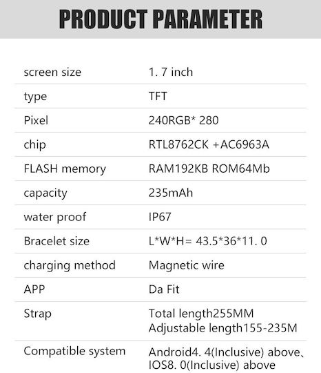 Techno Black Smartwatch Idealstore Full Hd 1.7 Inch Screen 280x280 Resolution Blood Pressure Heart Rate Monitoring Ip67 Water Resistant Bluetooth Call Answering Multi-sport Mode Android Ios Operating System