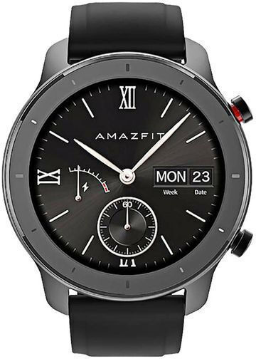 Amazfit GTR Aluminium 42mm Waterproof Smartwatch with Heart Rate Monitor (Starry Black)