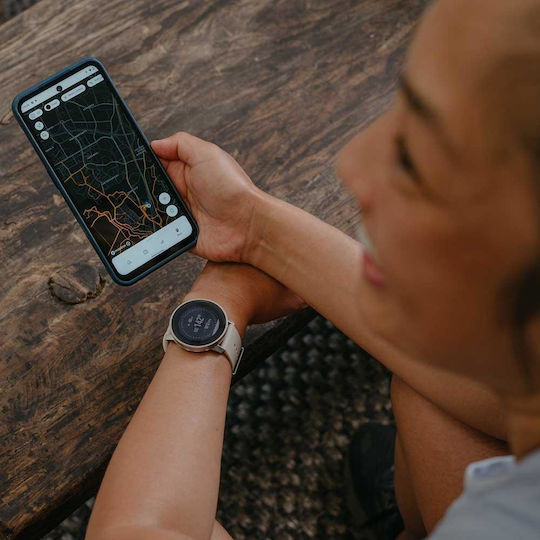 Suunto 9 Peak Pro Titanium 43mm Waterproof Smartwatch with Heart Rate Monitor (Titanium Sand)