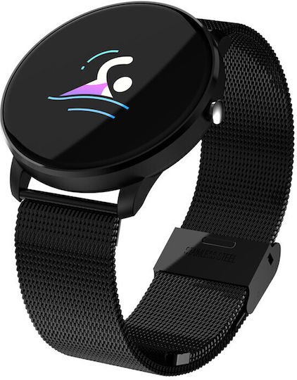 Concept FIT 007 Smartwatch Din Oțel Inoxidabil Cu Monitor De Ritm Cardiac (Gri - Large)