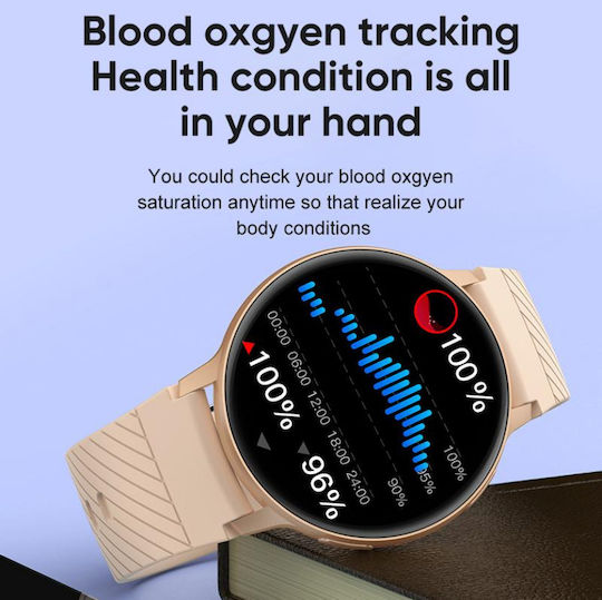 Visionstyle Smartwatch Idealstore Full Touch Screen 1.39 Inch Android Ios Bluetooth Speaker-microphone Calls Messages Music-photo Control Sleep Monitoring Heart Rate Blood Pressure Spo2 Pedometer Fitness Tracker Ip67 Notifications