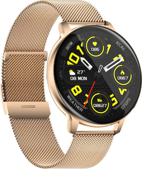 Visionstyle Smartwatch Idealstore Full Touch Screen 1.39 Inch Android Ios Bluetooth Speaker-microphone Calls Messages Music-photo Control Sleep Monitoring Heart Rate Blood Pressure Spo2 Pedometer Fitness Tracker Ip67 Notifications