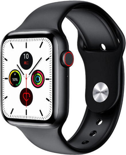 Smartwatch Pro F26 Edition Idealstore Touch Screen 1.75 Inch HD Display Monitors Heart Rate Blood Pressure Distance Sleep Calories Burned IP68 Pedometer Colour Black