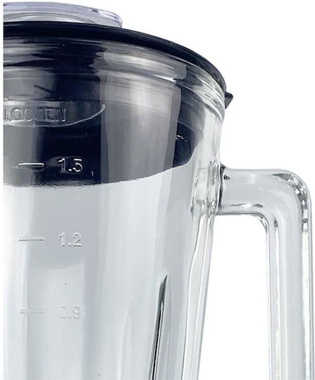 Jocca Μπλέντερ με Γυάλινη Κανάτα 1.5 lt 1000W Γκρι