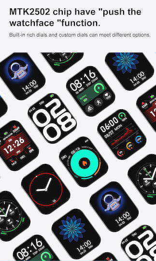 Prince Collection Smartwatch Idealstore 1.96 Inch Touch Screen Bluetooth Call Message Notifications Heart Rate Sleep Monitoring Multi-sport Built-in Speaker Microphone Ip67 Alarm Android-iOS Long Battery Silver Edition