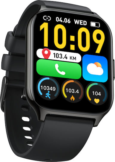 Zonstylefit Smartwatch Idealstore 2.01 Touch Screen Android Ios Speaker-microphone Music Control Camera Calls Messages Whatsapp Facebook Weather Fitness Tracker Ip67 Heart Rate Blood Pressure Spo2 Sleep Monitoring Sports