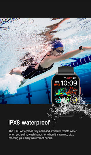 Zonstylefit Smartwatch Idealstore 2.01 Touch Screen Android Ios Speaker-microphone Music Control Camera Calls Messages Whatsapp Facebook Weather Fitness Tracker Ip67 Heart Rate Blood Pressure Spo2 Sleep Monitoring Sports