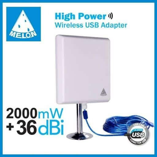 Melon Melon USB 36dbi External WiFi Directional Antenna 36dBi with USB Connection Ralink 3070