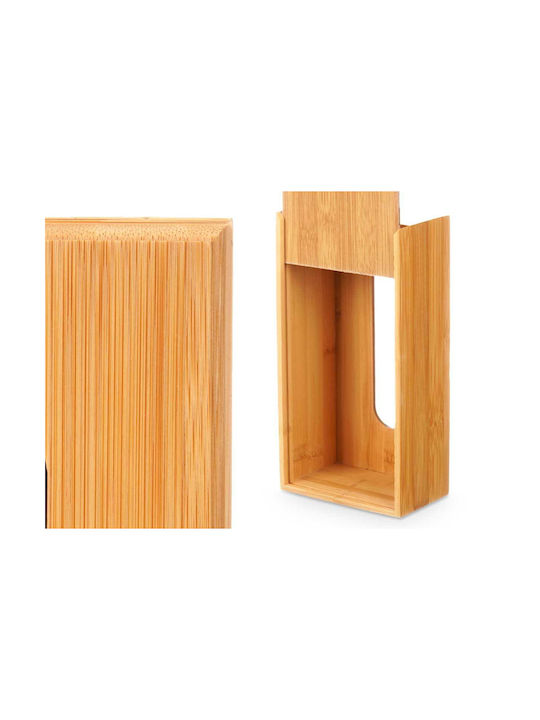 Berilo Θήκη για Χαρτομάντηλα Ξύλινη Μπεζ 26x14x9cm
