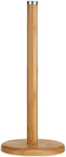 Kinvara Βάση για Χαρτί Κουζίνας Ξύλινη Μπεζ 15x5x32cm