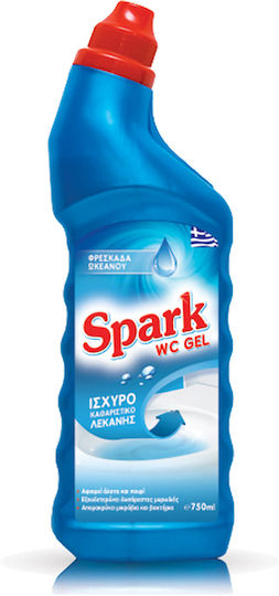 Spark Gel Καθαρισμού Λεκάνης με Άρωμα Φρεσκάδα Ωκεανού 750ml