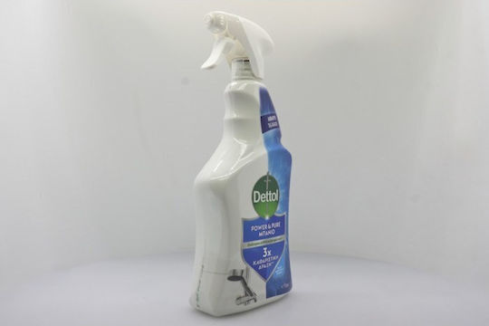 Dettol Power & Pure Καθαριστικό Spray Μπάνιου με Άρωμα Φρεσκάδας 750ml