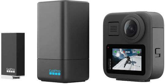 GoPro MAX Dual Battery Charger + Battery Charger for GoPro Max